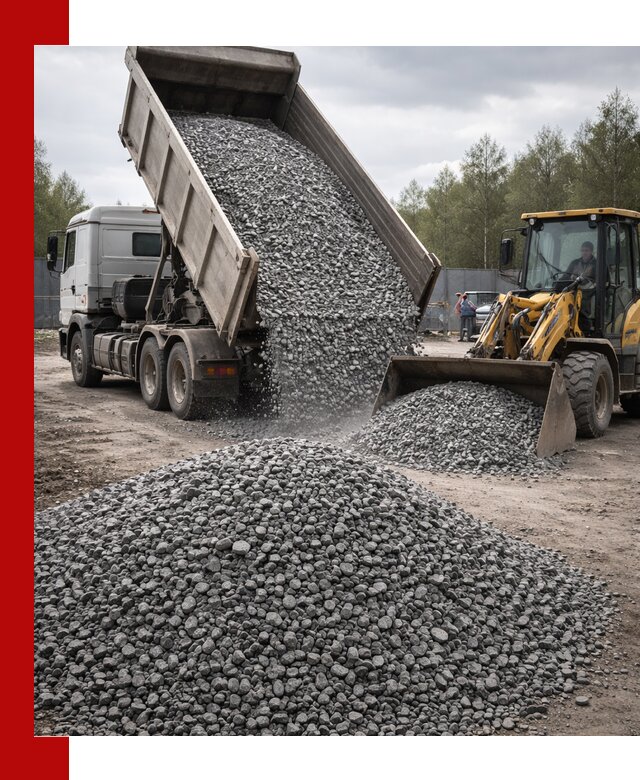 Доставка и продажа щебня гранитного в Георгиевске
