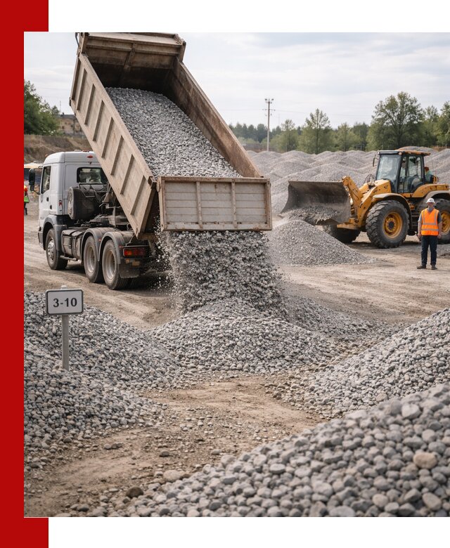 Гранитный щебень фракции 3–10: доставка и продажа в Георгиевске