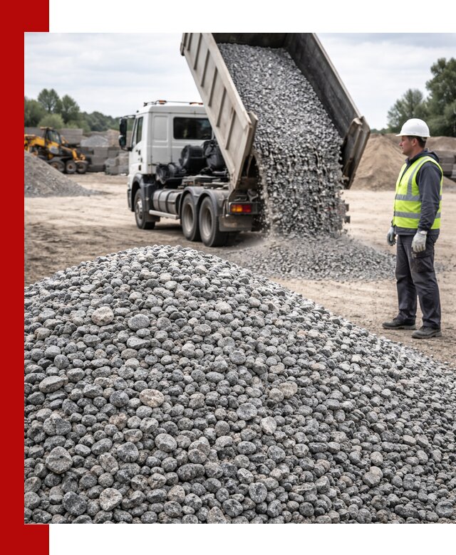 Доставка и продажа гранитного щебня фракции 5-20 в Георгиевске