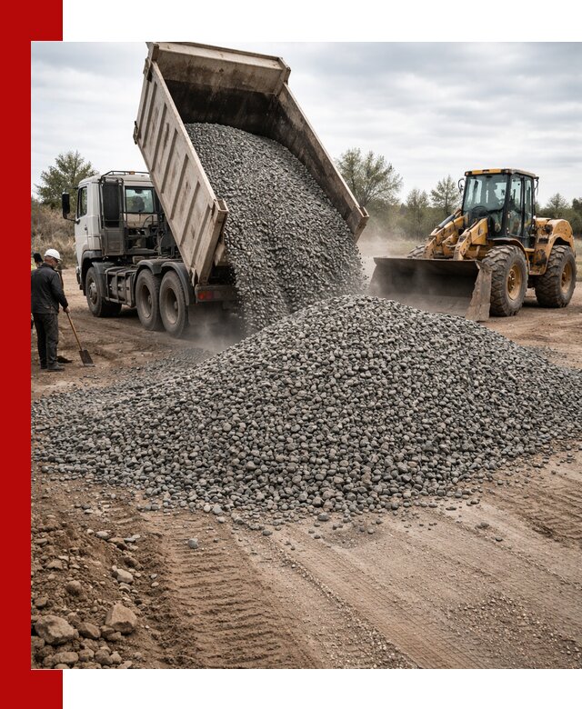 Гранитный щебень фракция 10-20 с доставкой в Георгиевске