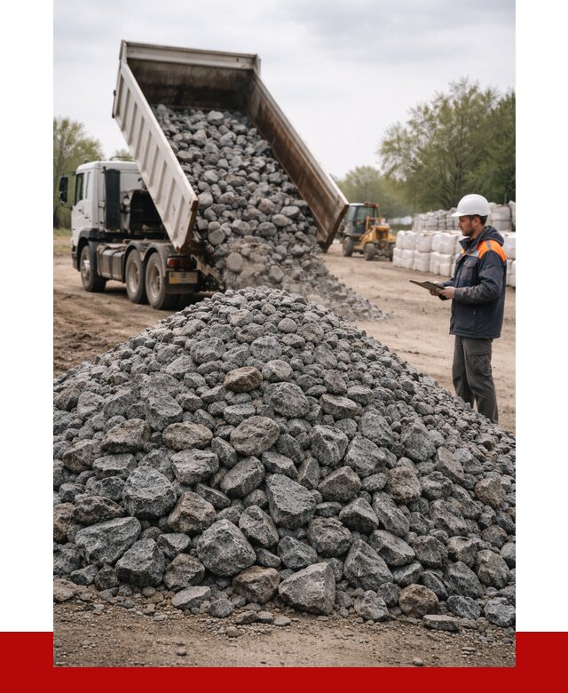 Гранитный щебень фракция 100-200 в Георгиевске от 4329 р. ПРОНЕРУДГрг