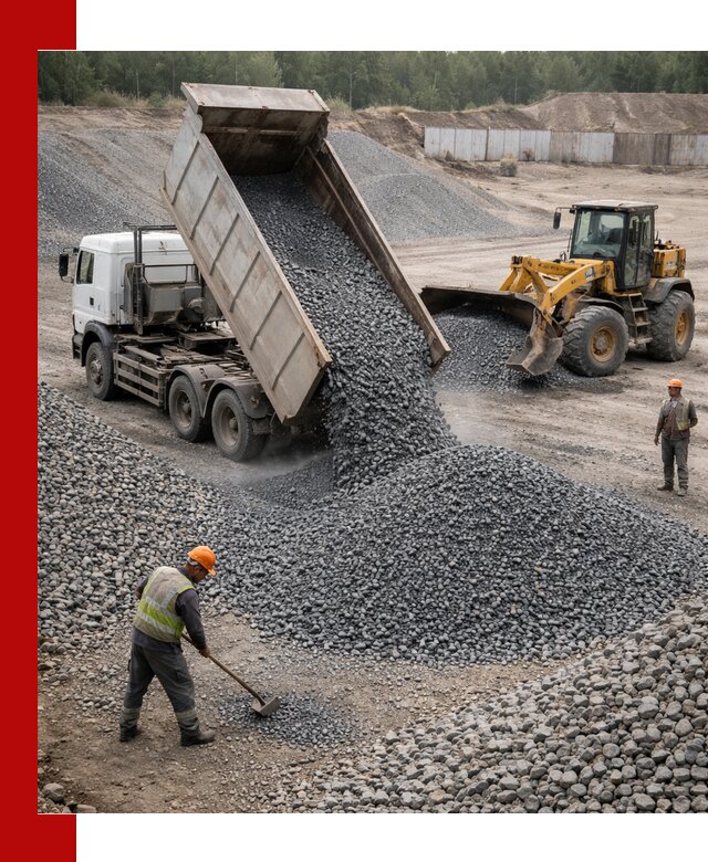 Щебень габбро-диабаз фр. 5-20 с доставкой в Георгиевске