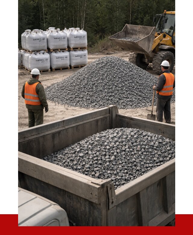 Щебень габбро диабаз 20-40 в Георгиевске от 3504 руб. | ПРОНЕРУДГрг