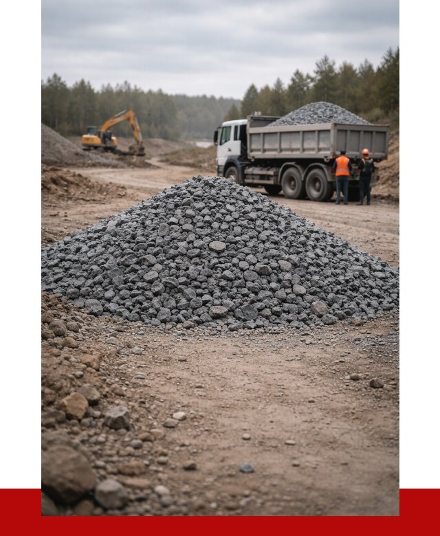 Щебень габбро диабаз фракция 40-70 в Георгиевске от 2268 р-ПРОНЕРУДГрг