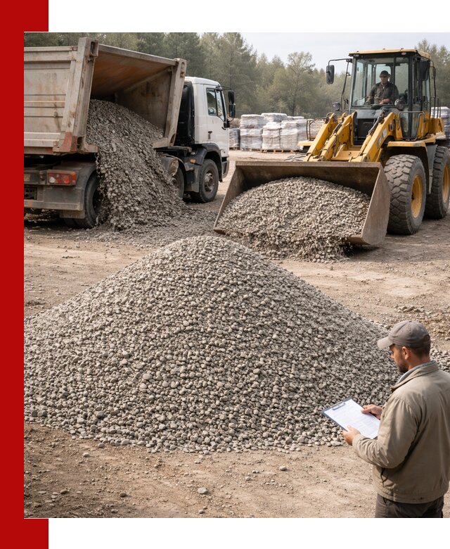 Гравийный щебень фракция 5–10 с доставкой в Георгиевске