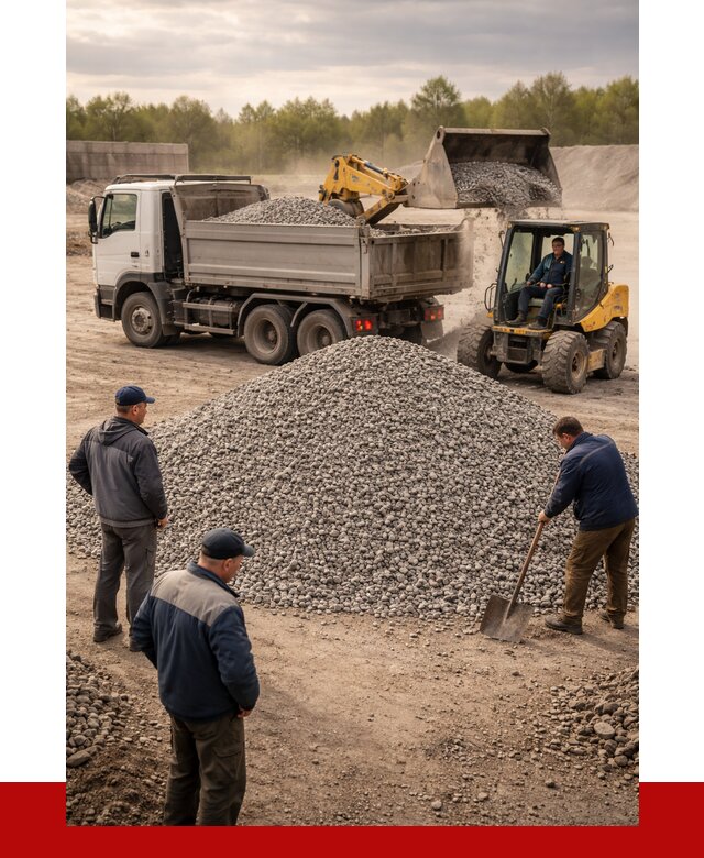 Гравийный щебень фракция 5-20 в Георгиевске от 2474 р. ПРОНЕРУДГрг