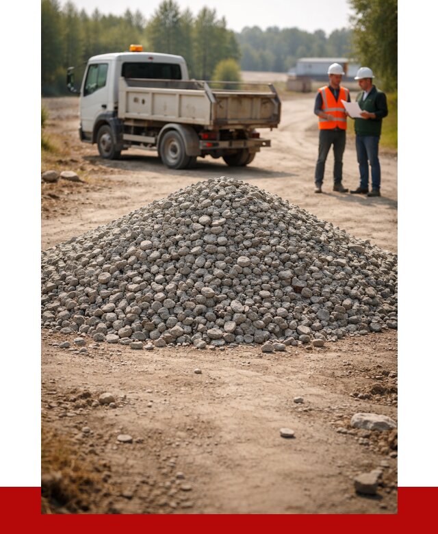 Гравийный щебень фракция 20-40 в Георгиевске от 1237 р. | ПРОНЕРУДГрг