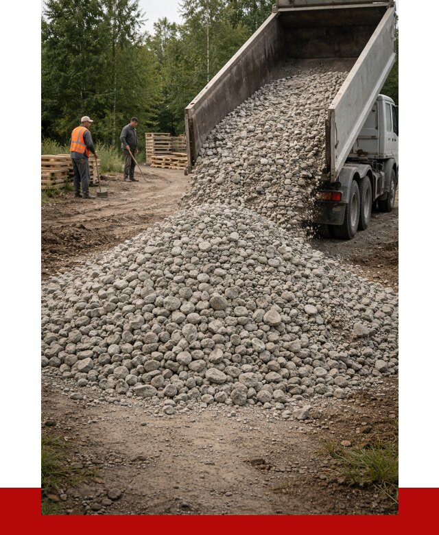 гравийный щебень фракция 70-120 в Георгиевске от 2525 р. ПРОНЕРУДГрг