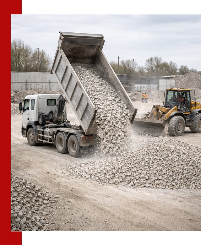 Доставка и продажа известнякового щебня в Георгиевске