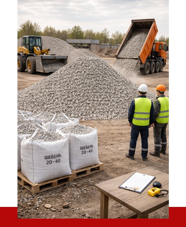 Известняковый щебень 20-40 в Георгиевске от 2164 р. ПРОНЕРУДГрг