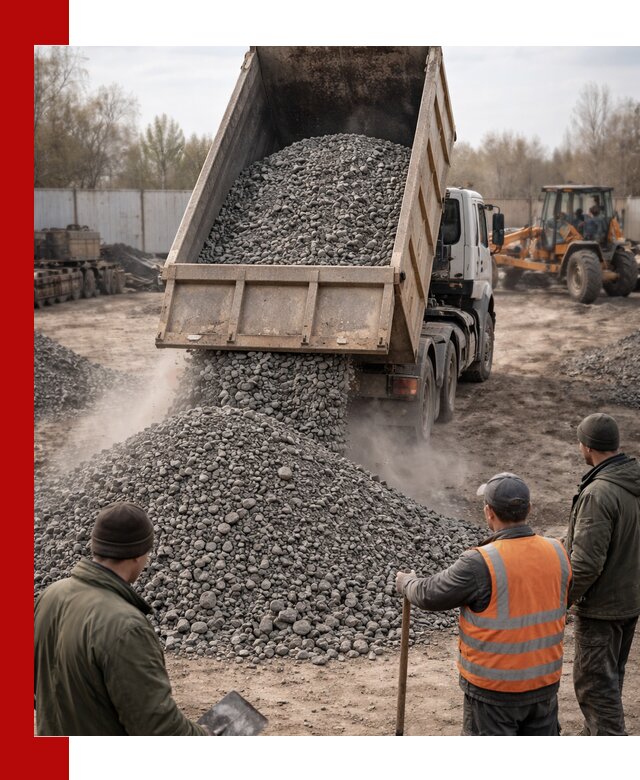 Доставка шлакового щебня в удобные сроки по выгодной цене в Георгиевске