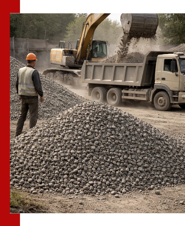 Шлаковый щебень фракция 5-20 с доставкой в Георгиевске