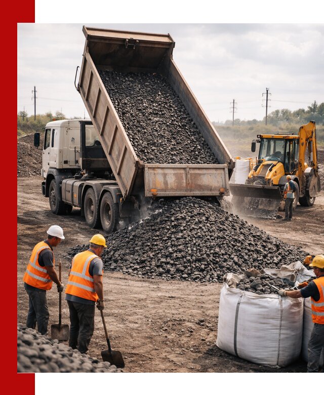 Шлаковый щебень фракция 40-70 с доставкой в Георгиевске