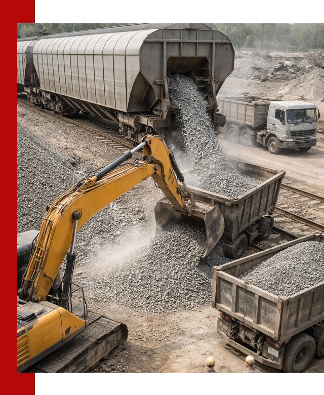 Доставка железнодорожного щебня в Георгиевске крупными партиями быстрого отгруза