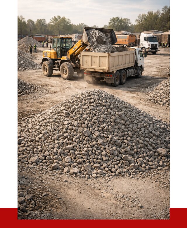 Вторичный щебень фракция 40-70 в Георгиевске от 1793 р, ПРОНЕРУДГрг