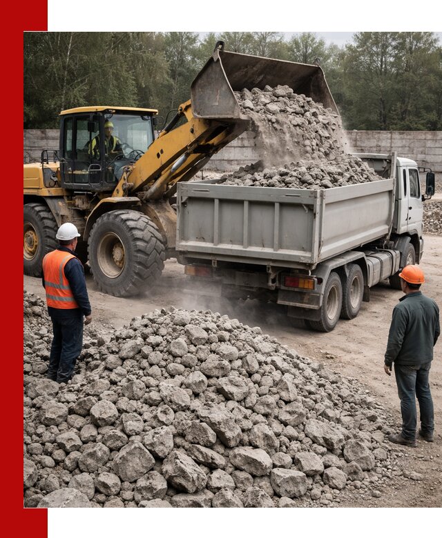 Вторичный щебень фракция 70–150 в Георгиевске с доставкой