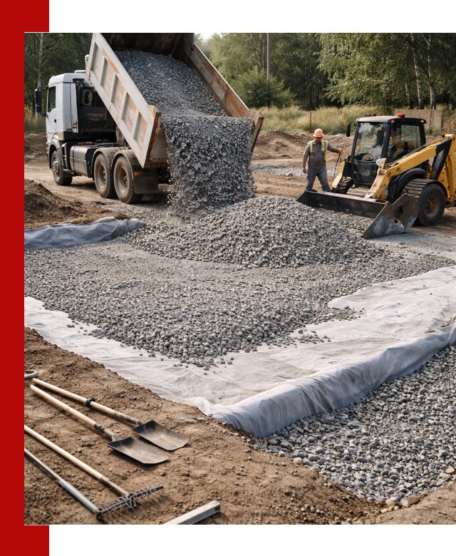 Щебень для фундамента с доставкой в Георгиевске