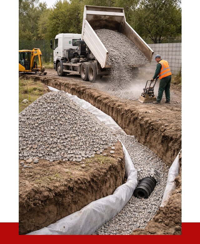 Щебень для дренажа в Георгиевске от 1907 р., ПРОНЕРУДГрг доставка