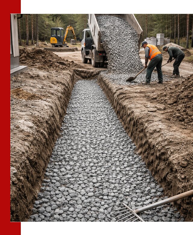 Щебень для дренажа с доставкой в Георгиевске высокого качества