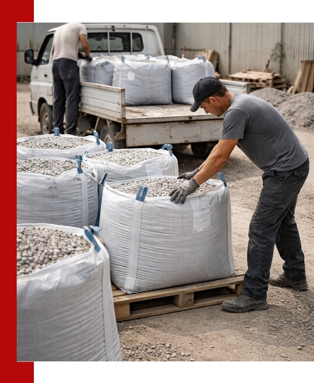 Доставка щебня в мешках по выгодным ценам в Георгиевске