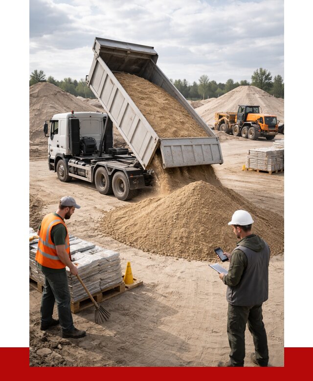 Карьерный песок с доставкой в Георгиевске от 3711 р. ПРОНЕРУДГрг
