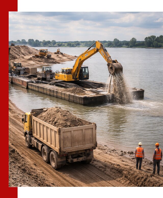 Намывной песок с доставкой в Георгиевске оптом и в розницу