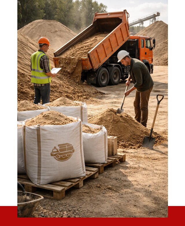 Строительный песок в Георгиевске от 2268 р. с доставкой, ПРОНЕРУДГрг