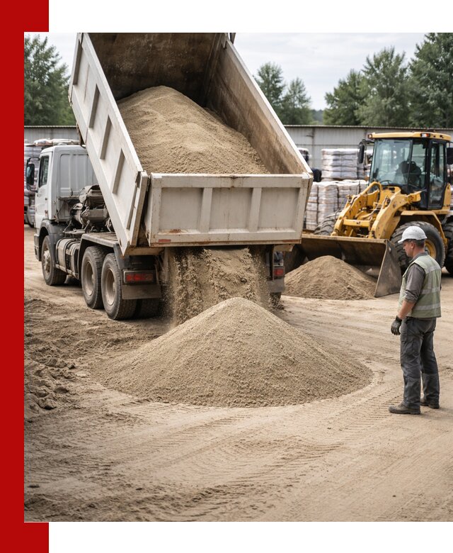 Поставка и доставка песка для бетона в Георгиевске