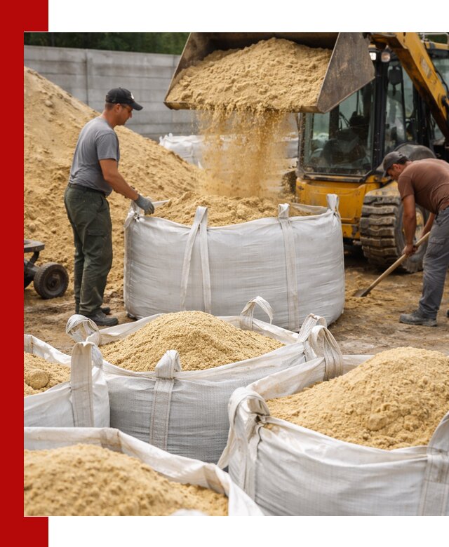 Поставка качественного песка для кладки в Георгиевске