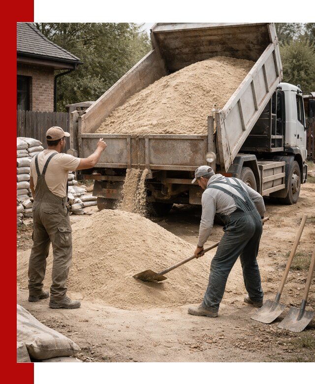 Песок для штукатурки с доставкой в Георгиевске качественный и чистый