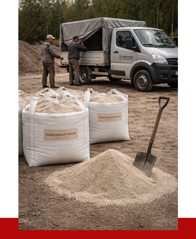 Кварцевый песок для пескоструя в Георгиевске от 4638 р. | ПРОНЕРУДГрг