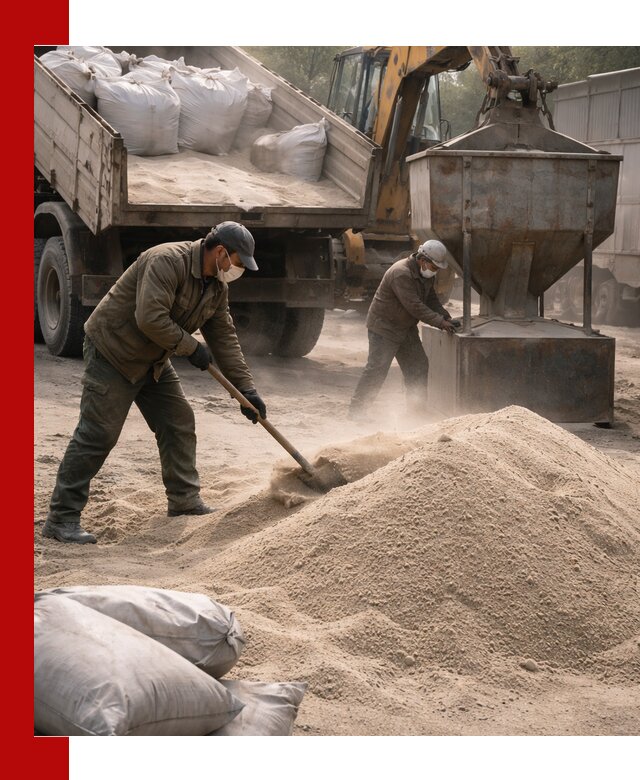 Кварцевый песок для пескоструя в Георгиевске — доставка и качество