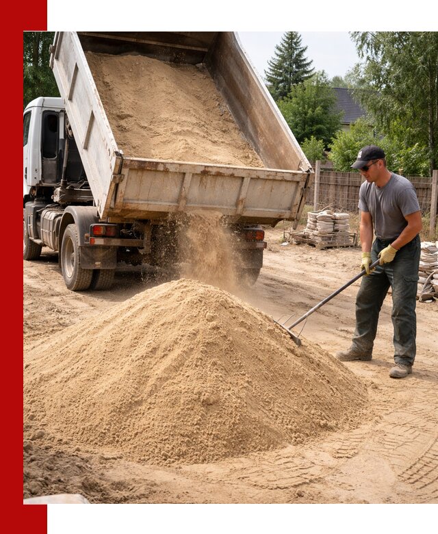 Доставка сухого песка самосвалами в Георгиевске