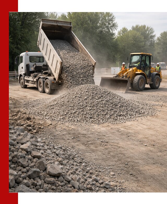 Гравий фракция 5–20 доставка в Георгиевске оптом и в розницу
