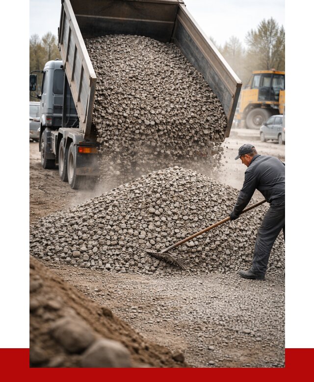 Гравий фракция 20-40 в Георгиевске от 2577 р. доставка | ПРОНЕРУДГрг