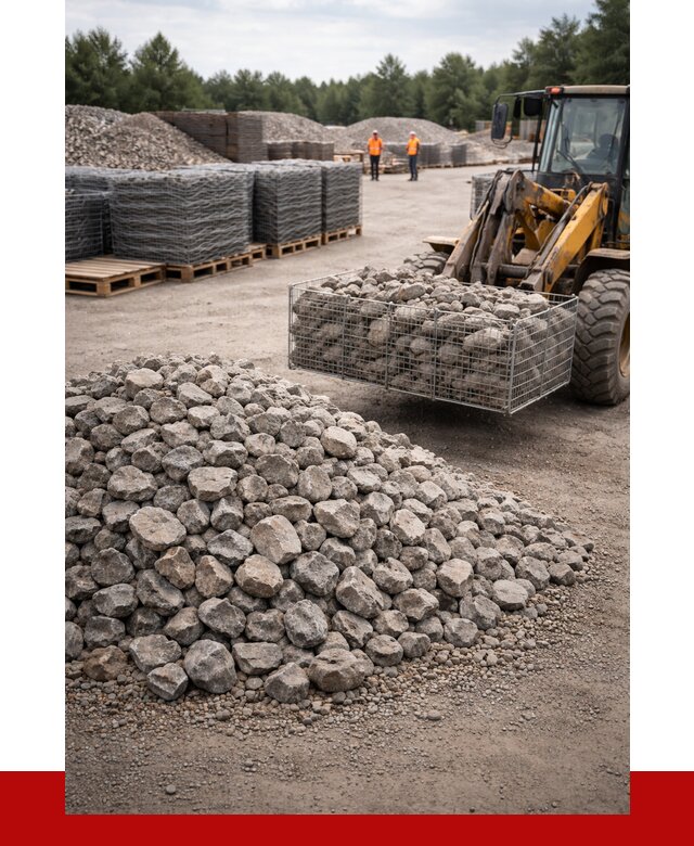 Камень для габионов фракция 70-150 в Георгиевске от 4329 р. | ПРОНЕРУДГрг