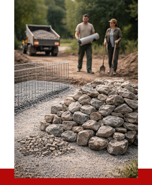 Камень для габионов фракция 100-200 в Георгиевске от 4947 р. | ПРОНЕРУДГрг