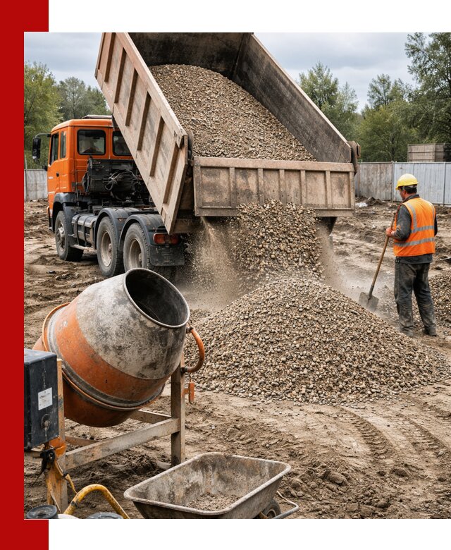 Опгс для бетона с доставкой самосвалом в Георгиевске от производителя