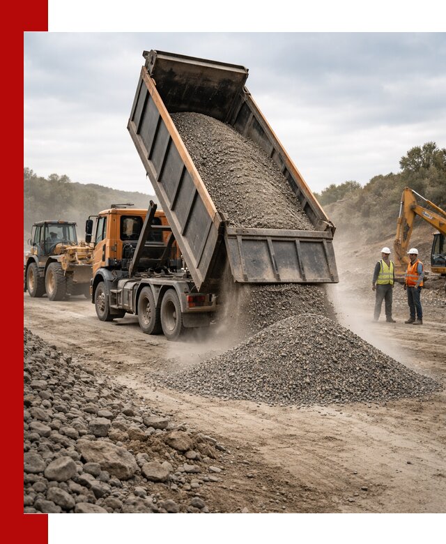 Щебёночно-песчаная смесь ЩПС С1 с доставкой в Георгиевске