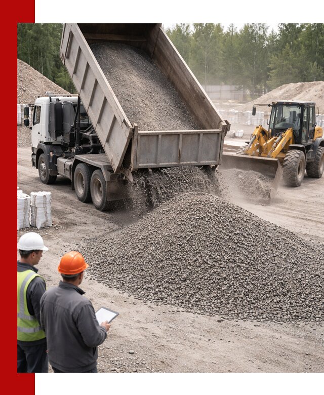 Доставка и продажа гранитного отсева 0-10 в Георгиевске