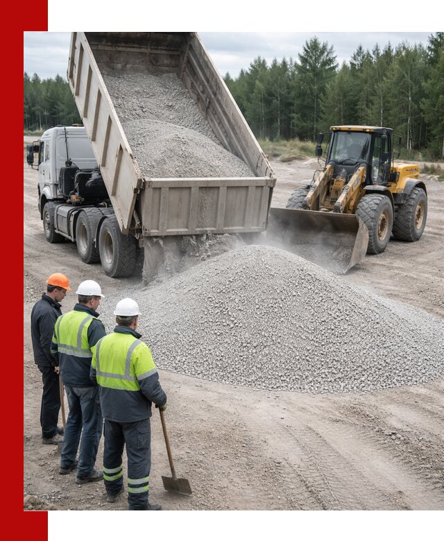 Известняковый отсев 0-5 доставка в Георгиевске быстро и выгодно