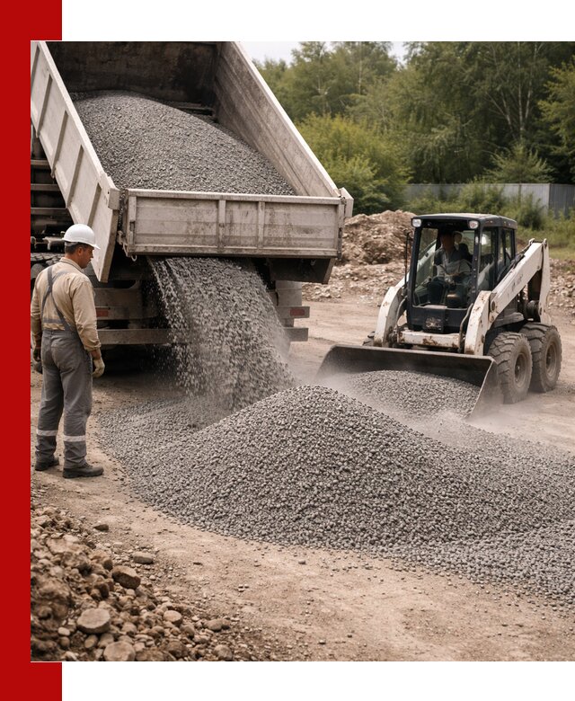 Доставка гравийного отсева 0-5 в Георгиевске оптом и в розницу