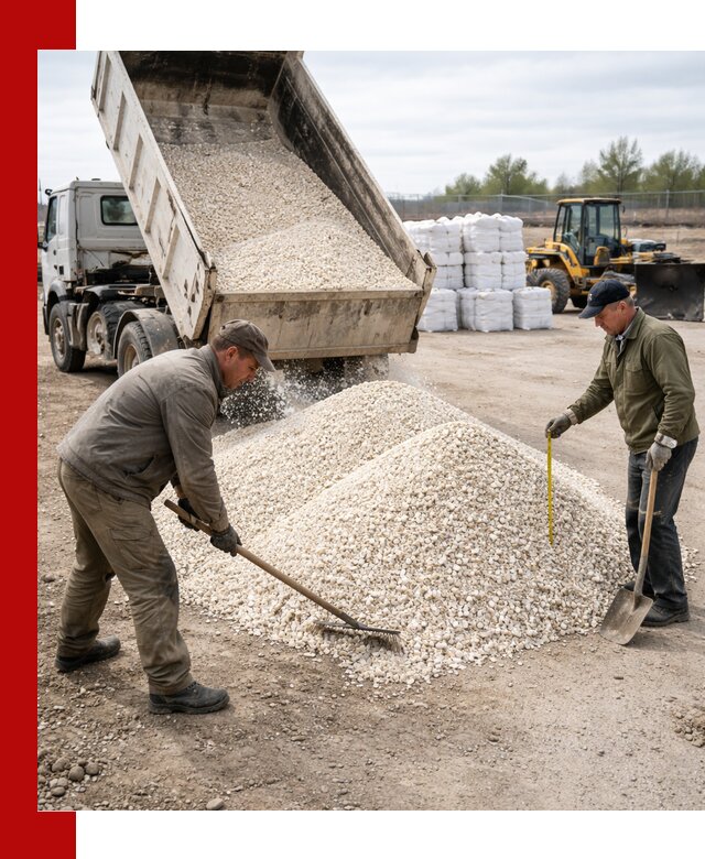 Мраморная крошка с доставкой и разгрузкой в Георгиевске