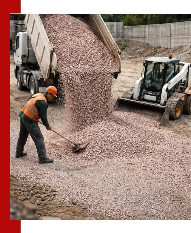 Крошка розовый гранит с доставкой в Георгиевске от производителя