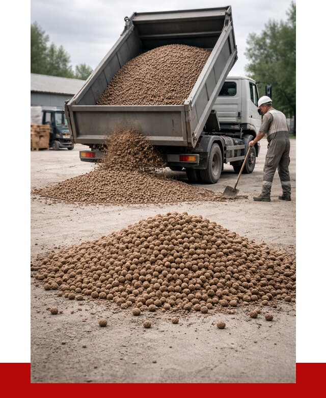 Керамзит с доставкой в Георгиевске от 4329 р. за м3 | ПРОНЕРУДГрг