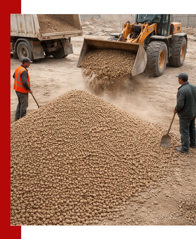 Керамзит фракция 10-20 с доставкой в Георгиевске