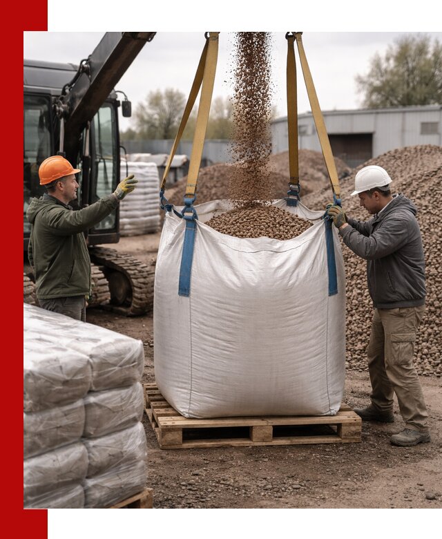 Керамзит в биг-бегах с доставкой в Георгиевске