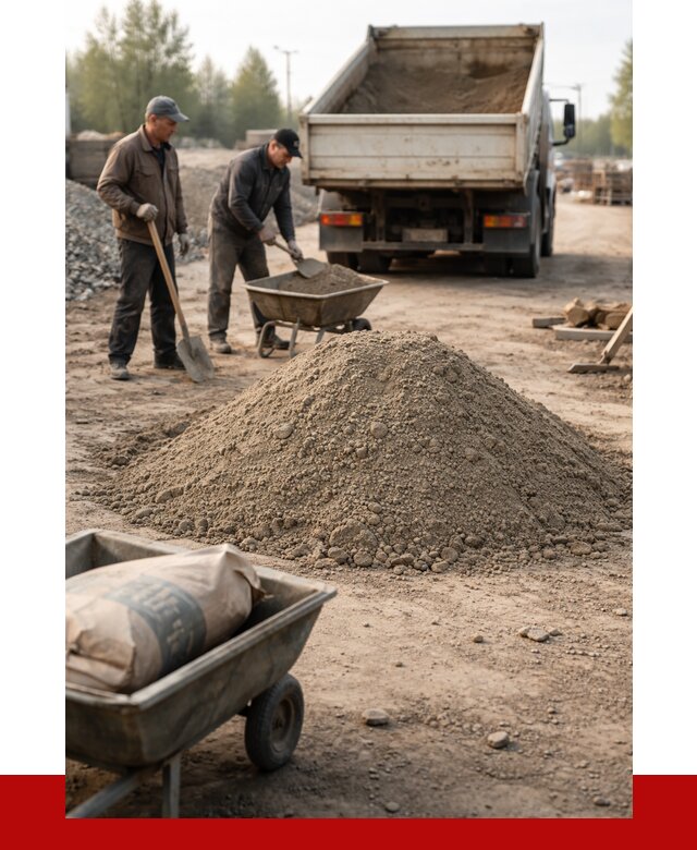 Цементно-песчаная смесь М150 в Георгиевске от 4844 р. | ПРОНЕРУДГрг