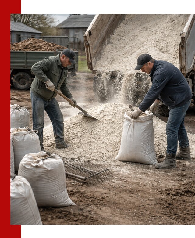 Доставка извести пушонки в Георгиевске оптом и мелким оптом