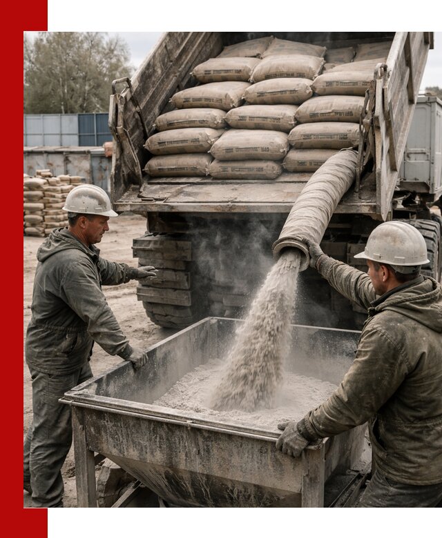 Доставка цемента М400 в Георгиевске оптом и в розницу